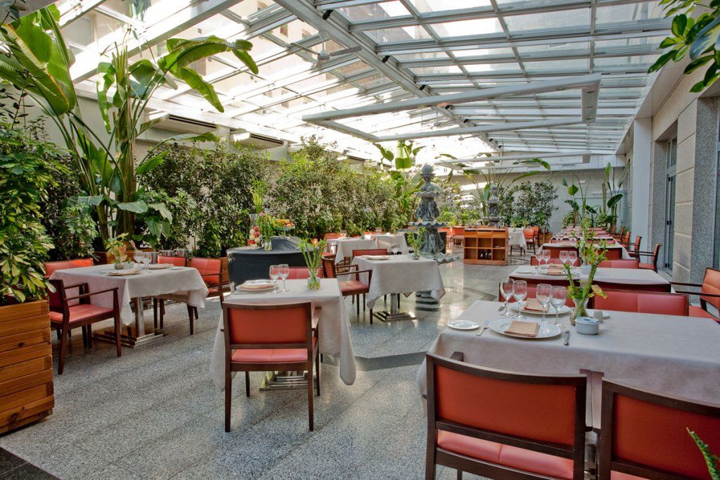 Vp Jardin Metropolitano Hotell Madrid Restaurant bilde